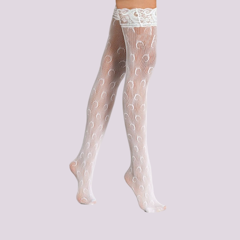 LACE THIGH-HIGH STOCKINGS: Elevate Your Elegance with Timeless Charm