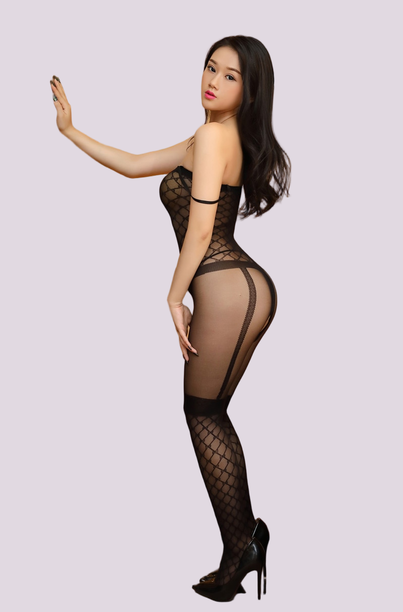 Spandex Mesh Jacquard Lingerie Pantyhose – Bold Allure for Her