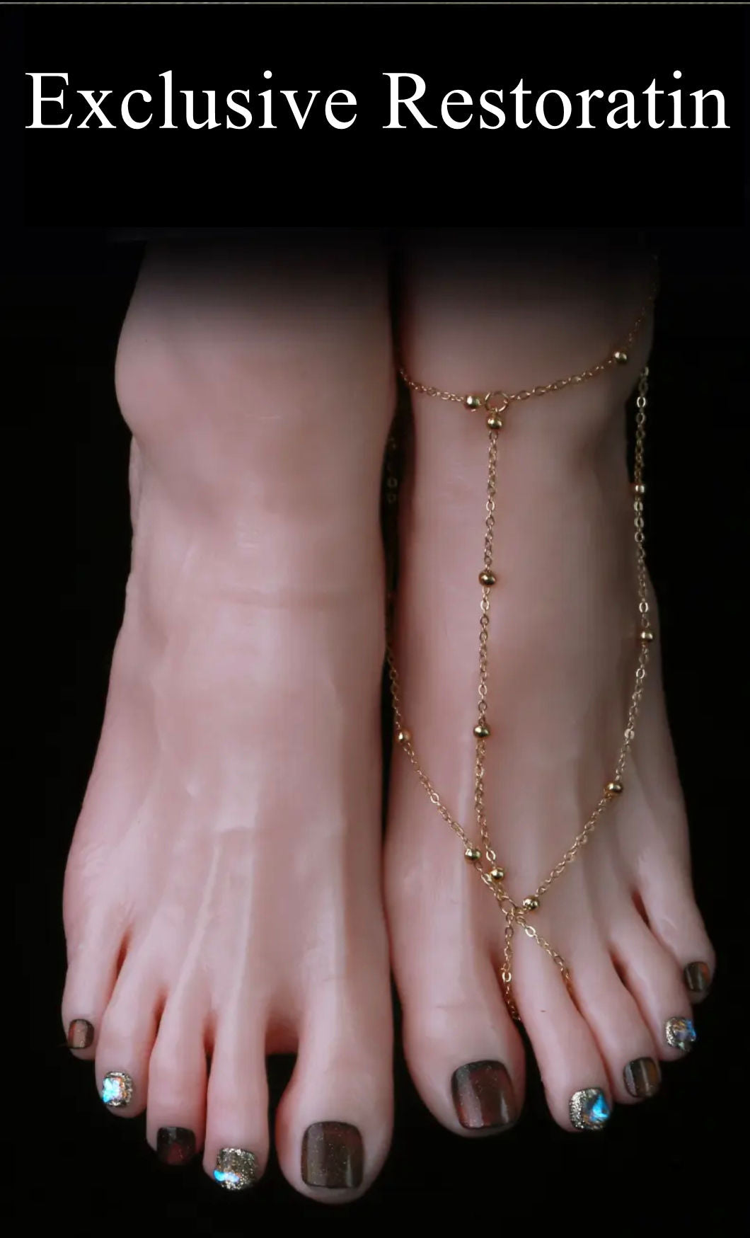 Silicone Foot Model, Foot Model Soft Simulated Silicone Foot Model with Bones