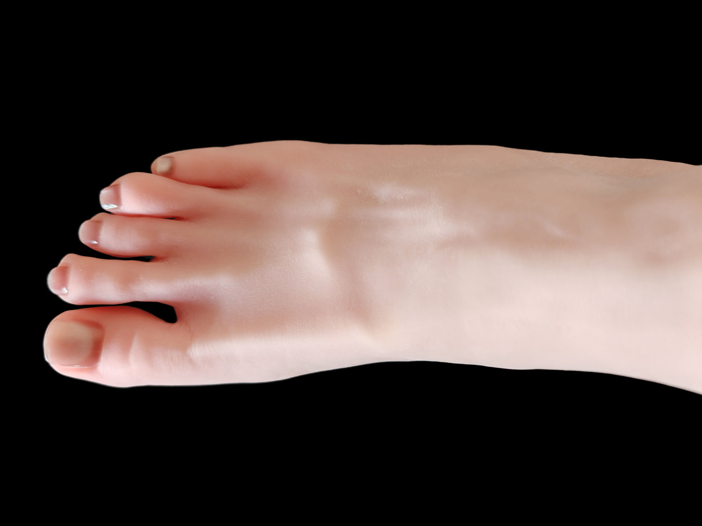 Silicone Foot Model, Foot Model Soft Simulated Silicone Foot Model with Bones