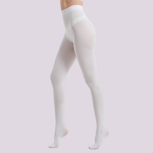 80D Velvet Tights - Medium Thickness Solid Color Full-Length Tights